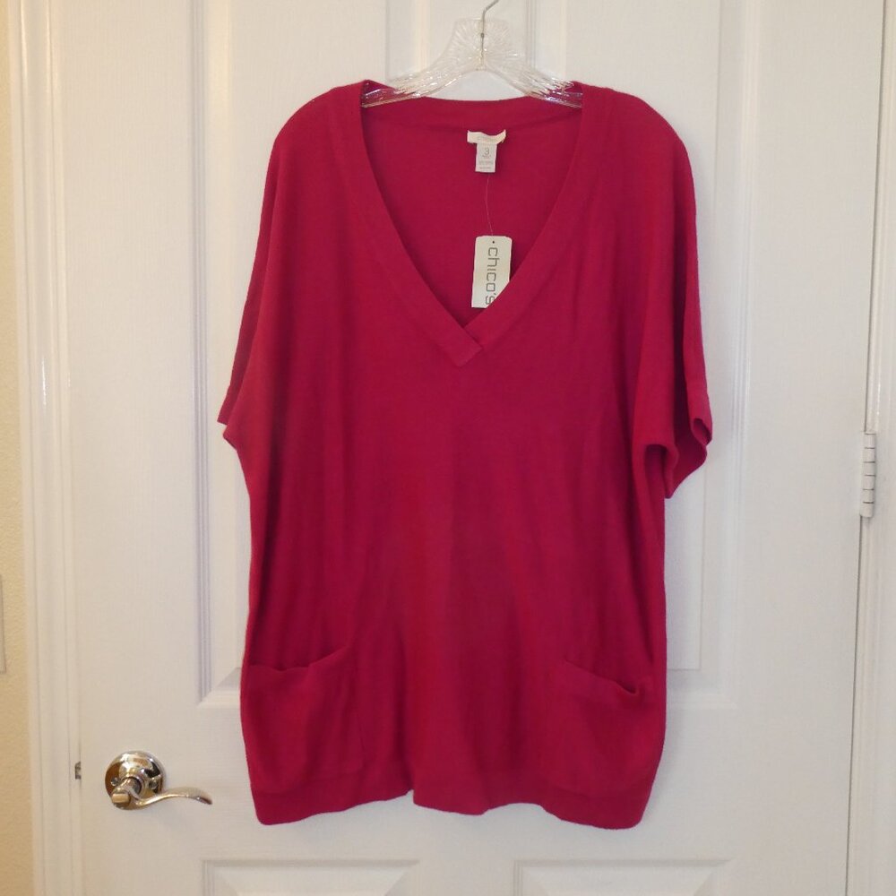 NEW Chicos Sweater Top Size XL (16)